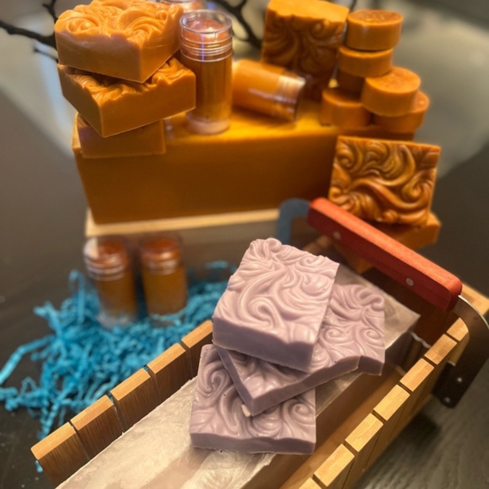 4 Bars Lavender Goat Milk Soap